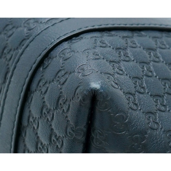 Gucci Tote sima Bag Micro Blue Blue Leather Mini - Picture 3 of 9